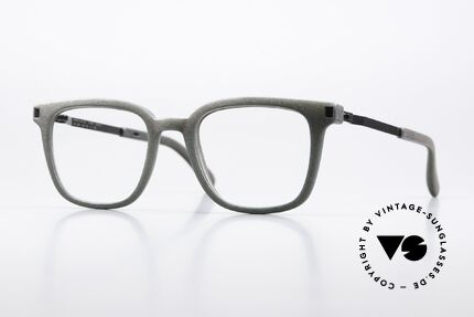 Mykita Mylon Barley Storm Grey / Shiny Graphite Details