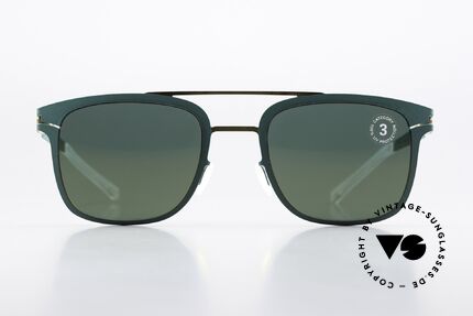 Mykita Hunter Sonnenbrille Brilliantgreen, klassische Form, Decades-Kollektion von 2014-2015, Passend für Herren und Damen