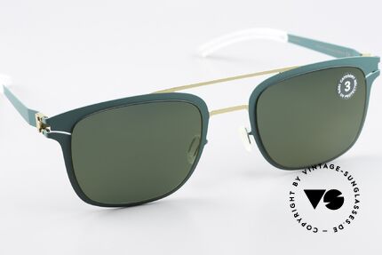 Mykita Hunter Sonnenbrille Brilliantgreen, ungetragenes Modell mit original Mykita Verpackung, Passend für Herren und Damen