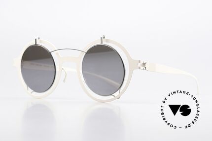 Mykita Madeleine Damir Doma Designerbrille, spektakuläre runde Sonnenbrille für Damen & Herren, Passend für Herren und Damen