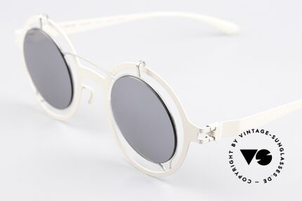 Mykita Madeleine Damir Doma Designerbrille, Farbbezeichnung 218: 'Silver / Cinerous Grey Flash', Passend für Herren und Damen