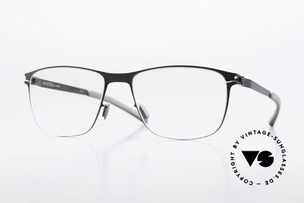Mykita Arno Eckige Herrenbrille Graphite Details