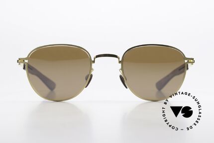 Mykita Mylon Basil Pantobrille Leicht Verspiegelt, leicht verspiegelte Pantobrille, Größe 47-24, Passend für Herren und Damen