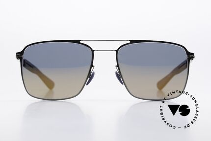 Mykita Mylon Flax Gold Verspiegelt Navy Blue, Größe 54-18, gold verspiegelte Gläser, color 248, Passend für Herren