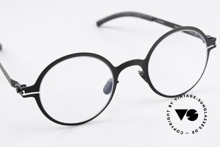 Mykita Thelonius Runde Brille Schwarz Unisex, ungetragenes Modell mit originalem Etui von Mykita, Passend für Herren und Damen