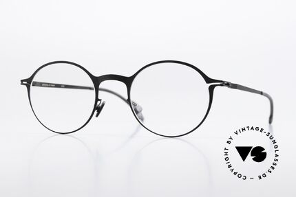 Mykita Pontus Brille Rund Schwarz Unisex Details