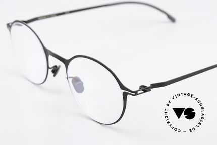 Mykita Pontus Brille Rund Schwarz Unisex, wohlbekannte Spitzenqualität; handmade in Germany, Passend für Herren und Damen
