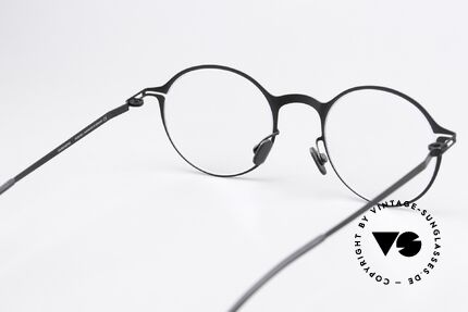 Mykita Pontus Brille Rund Schwarz Unisex, die Fassung ist beliebig verglasbar (optisch / Sonne), Passend für Herren und Damen