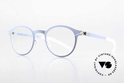 Mykita Benny Panto Brille In Himmelblau, color code 234 = himmelblau bzw. 'Blue Grey Clear', Passend für Herren und Damen