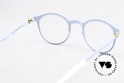 Mykita Benny Panto Brille In Himmelblau, DEMOgläser sind beliebig tauschbar (optisch/Sonne), Passend für Herren und Damen