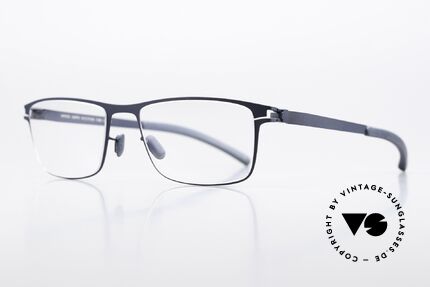 Mykita Garth Eckige Herrenbrille Navy Blue, Farbcode 084 = "Navy Blue" = eine blaue Herrenbrille, Passend für Herren