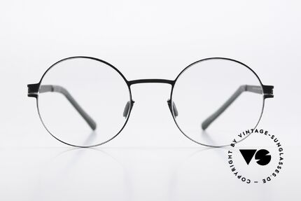 Mykita Apple Brille Rund Schwarz Klassik, runde Brillenfassung, NO1 Collection von 2016-2017, Passend für Herren und Damen
