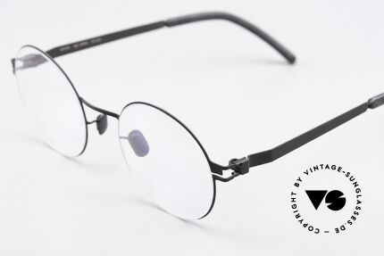 Mykita Apple Brille Rund Schwarz Klassik, wohlbekannte Spitzenqualität; handmade in Germany, Passend für Herren und Damen