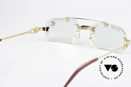 Machiavelli 17-301 Philosophen Brille Randlos, ungetragenes 80er Einzelstück mit orig. Machiavelli Etui, Passend für Herren