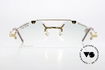 Machiavelli 15-303 Exzentrisch Opulente Brille, Kollektion benannt nach dem italienischen Philosophen, Passend für Herren