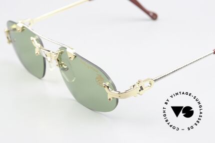 Machiavelli 14-305 Philosophen Sonnenbrille, mit grün getönten Sonnengläsern für 100% UV Protection, Passend für Herren