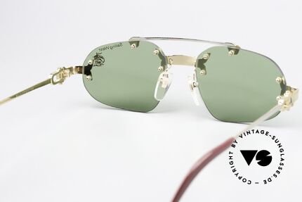 Machiavelli 14-305 Philosophen Sonnenbrille, ungetragenes 80er Einzelstück mit orig. Machiavelli Etui, Passend für Herren