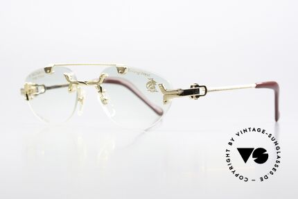 Machiavelli 16-303 Brille Auffällig Vintage 80er, ein wirklich exzentrisches und opulentes Brillengestell, Passend für Herren und Damen