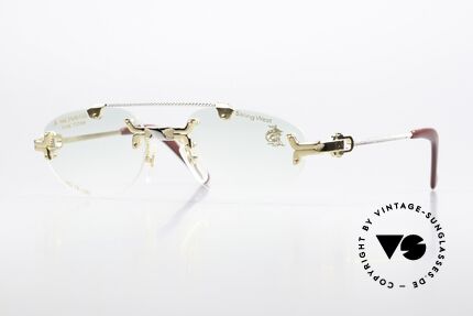 Machiavelli 16-301 Prunkvolle Vintage Brille 80er Details