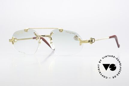 Machiavelli 14-303 Opulente 80er Brille Randlos Details