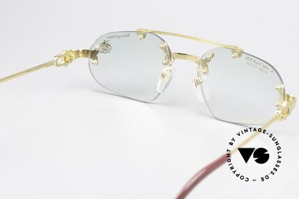 Machiavelli 14-303 Opulente 80er Brille Randlos, ungetragenes 80er Einzelstück mit orig. Machiavelli Etui, Passend für Herren