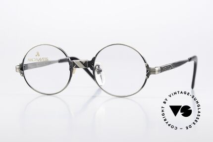 Machiavelli 4-50 80er Titanbrille Antik Silber Details