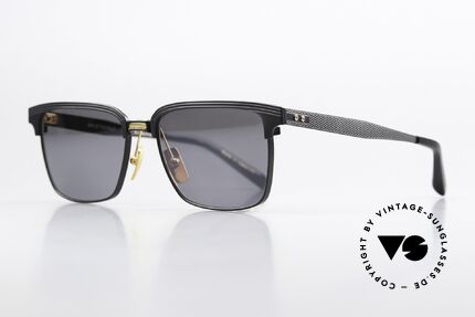 DITA Aristocrat Los Angeles Sonnenbrille, klassisches Modell in schwarz und gold (100% UV), Passend für Herren