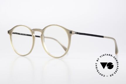 Mykita Oki Pantobrille Zeitlos Unisex, sehr zeitloser Farbcode 918: Taupe / Shiny Graphite, Passend für Herren und Damen