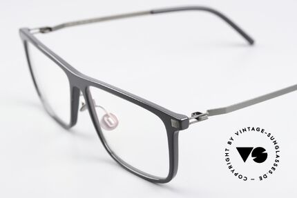 Mykita Ailo Mit Zusätzlichen Nasenstegen, interessanter Farbcode: Storm Grey/Shiny Graphite, Passend für Herren und Damen
