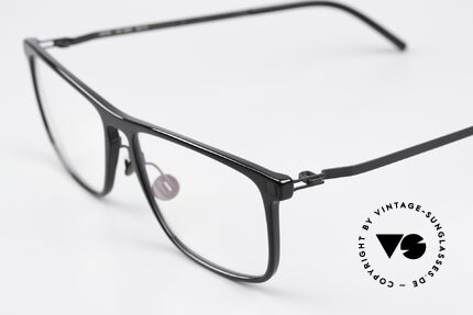 Mykita Arvik Asia Variante Für Kleine Nasen, zeitloser schwarzer Farbcode 915: eine unisex Brille, Passend für Herren und Damen