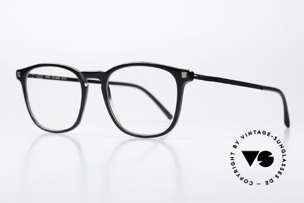 Mykita Haldur Zeitlose Schwarze Fassung, Azetat-Front mit charakteristischen Mykita-Bügeln!, Passend für Herren und Damen