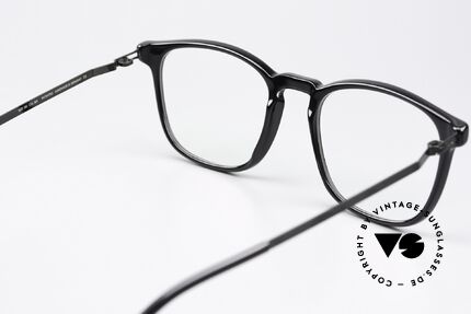 Mykita Haldur Zeitlose Schwarze Fassung, Brillenfassung ist beliebig verglasbar (optisch/Sonne), Passend für Herren und Damen