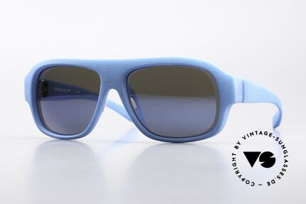 Mykita Mylon Titan Blau Verspiegelte Gläser Details
