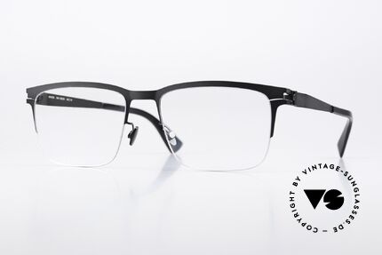 Mykita Wilko Markante Brille Silber Schwarz Details
