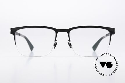 Mykita Wilko Markante Brille Silber Schwarz, Herren-Fassung, NO1 Collection (2014-15 gefertigt), Passend für Herren