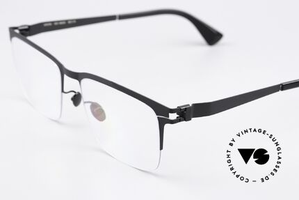 Mykita Wilko Markante Brille Silber Schwarz, wohlbekannte Spitzenqualität; handmade in Germany, Passend für Herren
