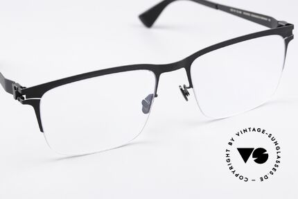 Mykita Wilko Markante Brille Silber Schwarz, ungetragenes Modell mit original Mykita Verpackung, Passend für Herren