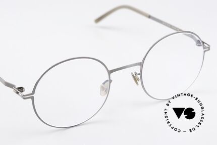 Mykita Quenby Runde Brille Shiny Graphite, ungetragenes Modell mit original Mykita Verpackung, Passend für Herren und Damen
