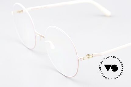 Mykita Studio 5.3 Damenbrille Zart Pink Rose, ein experimentelles Designprojekt mit CHARAKTER, Passend für Damen