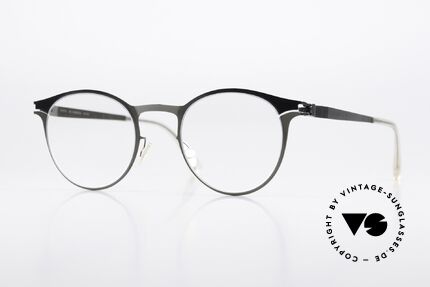 Mykita Maximilian Panto Brille Shiny Graphite Details
