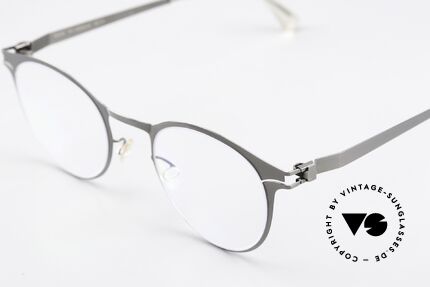 Mykita Maximilian Panto Brille Shiny Graphite, wohlbekannte Spitzenqualität; handmade in Germany, Passend für Herren und Damen