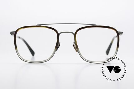 Mykita Hanno Eckige Brille Santiago Gray, Brille der LITE-Kollektion mit Azetat-Einfassungen, Passend für Herren und Damen