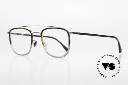 Mykita Hanno Eckige Brille Santiago Gray, interessante Farbe 952: Shiny Graphite/Santiago Gray, Passend für Herren und Damen