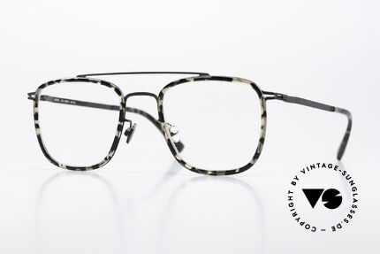 Mykita Hanno Eckige Brille Black Antigua Details