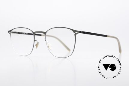 Mykita Ando Pantobrille Shiny Graphite, color 232 = 'Shiny Graphite' (eher eine Damenbrille), Passend für Damen