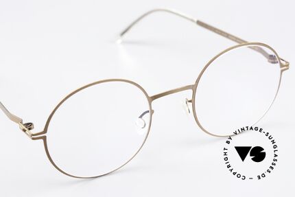 Mykita Quenby Runde Brille Shiny Copper, ungetragenes Modell mit original Mykita Verpackung, Passend für Herren und Damen