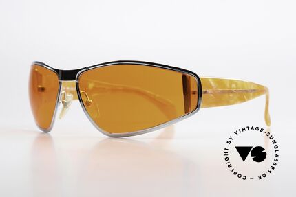 Alain Mikli 3214 / 13109 Orange Bono U2 Sonnenbrille, Bono trug das Modell während d. Popmart Tour 1997, Passend für Herren