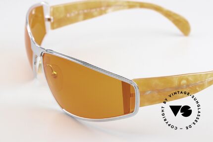 Alain Mikli 3214 / 13109 Orange Bono U2 Sonnenbrille, inzwischen ein Sammlerstück für alle U2/Bono Fans, Passend für Herren