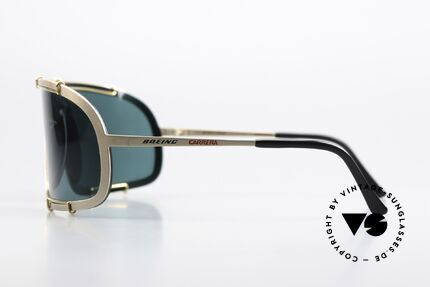 Boeing 5708 80s Luxus Sport Sonnenbrille, Lieferung erfolgt in einem sicher Hartetui von Armani, Passend für Herren