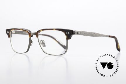 DITA Statesman Three Sehr Markante Herrenbrille, Rahmen aus Titanium, zudem Oberrand aus Azetat, Passend für Herren
